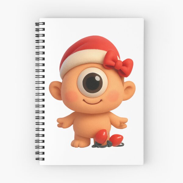 Item preview, Christmas Cyclops Girl designed and sold by Sillytoe.