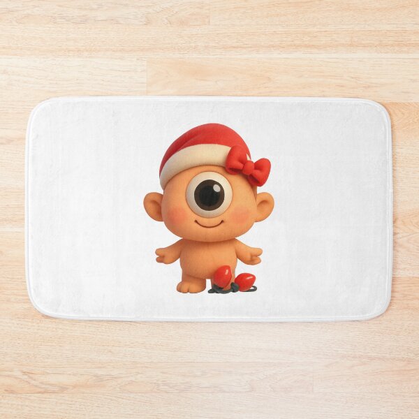 Item preview, Christmas Cyclops Girl designed and sold by Sillytoe.