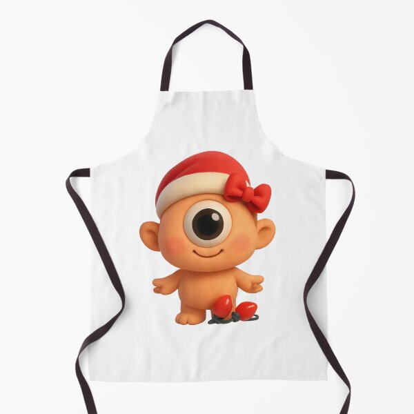Item preview, Christmas Cyclops Girl designed and sold by Sillytoe.