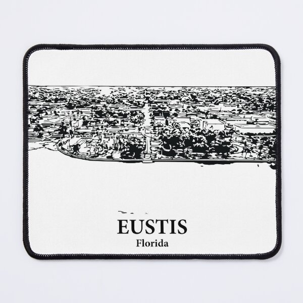 Item preview, Eustis FL - Ink Cityscape Illustration designed and sold by Lakeric.