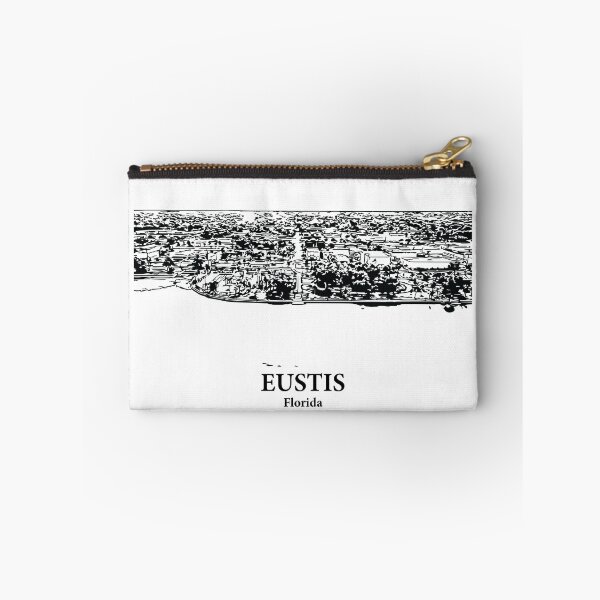 Item preview, Eustis FL - Ink Cityscape Illustration designed and sold by Lakeric Cityscapes.