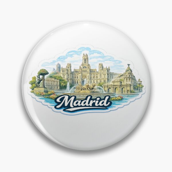 Item preview, Madrid Skyline designed and sold by GridiStudio.