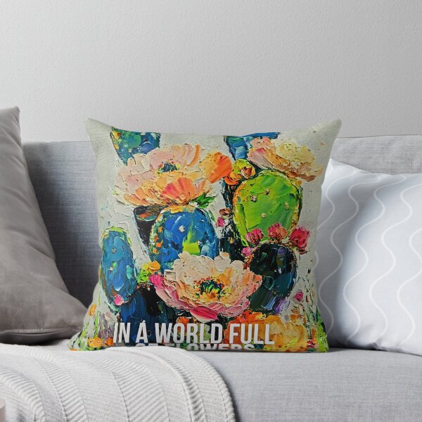 Item preview, In a world full of flowers, be a cactus designed and sold by Lilja888.