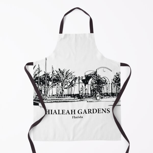 Item preview, Hialeah Gardens FL - Ink Cityscape Illustration designed and sold by Lakeric Cityscapes.