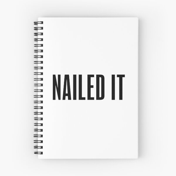 Item preview, Nailed It, Condensed Typography designed and sold by Memes N Lore .