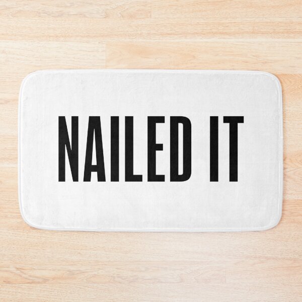 Item preview, Nailed It, Condensed Typography designed and sold by Memes N Lore .