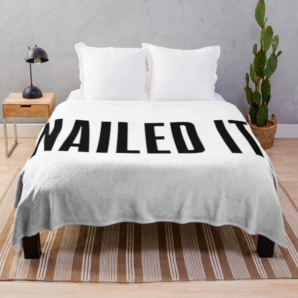 Item preview, Nailed It, Condensed Typography designed and sold by Memes N Lore .
