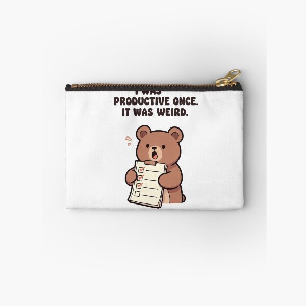 Item preview, I Was Productive Once It Was Weird - Bear designed and sold by artaipix.