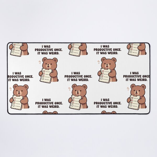 Item preview, I Was Productive Once It Was Weird - Bear designed and sold by artaipix.