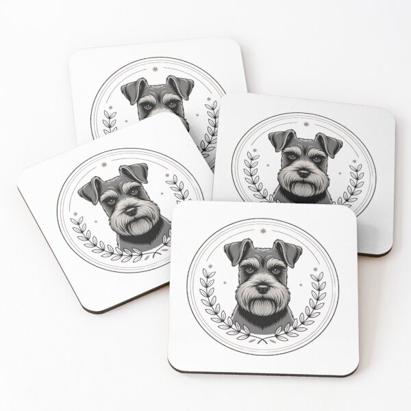 Item preview, Miniature Schminiature schnauzer clubnauzer Club Badge T-Shirt & Sticker | Proud Mini Schnauzer Owner Design designed and sold by Youpiworld.