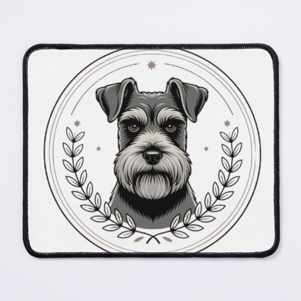 Item preview, Miniature Schminiature schnauzer clubnauzer Club Badge T-Shirt & Sticker | Proud Mini Schnauzer Owner Design designed and sold by Youpiworld.