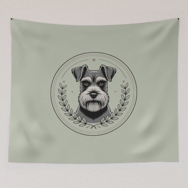 Item preview, Miniature Schminiature schnauzer clubnauzer Club Badge T-Shirt & Sticker | Proud Mini Schnauzer Owner Design designed and sold by Youpiworld.