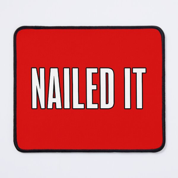 Item preview, Nailed It, Condensed Outline Typography designed and sold by Memes N Lore .