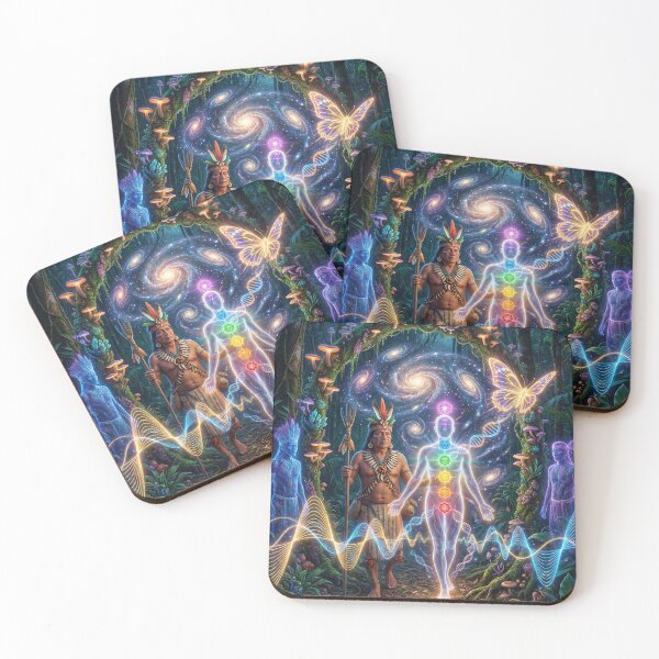 Item preview, Spiritual Awakening Shamanic Journey in the Jungle by Ronin Gang Studio designed and sold by RoninGangStudio.