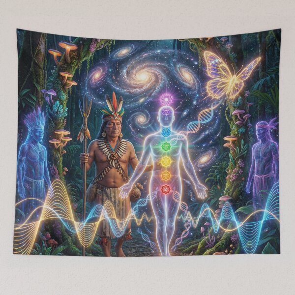 Item preview, Spiritual Awakening Shamanic Journey in the Jungle by Ronin Gang Studio designed and sold by RoninGangStudio.