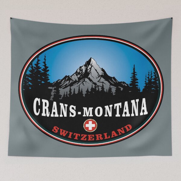 Item preview, Crans-Montana Switzerland landscape designed and sold by studioss76.