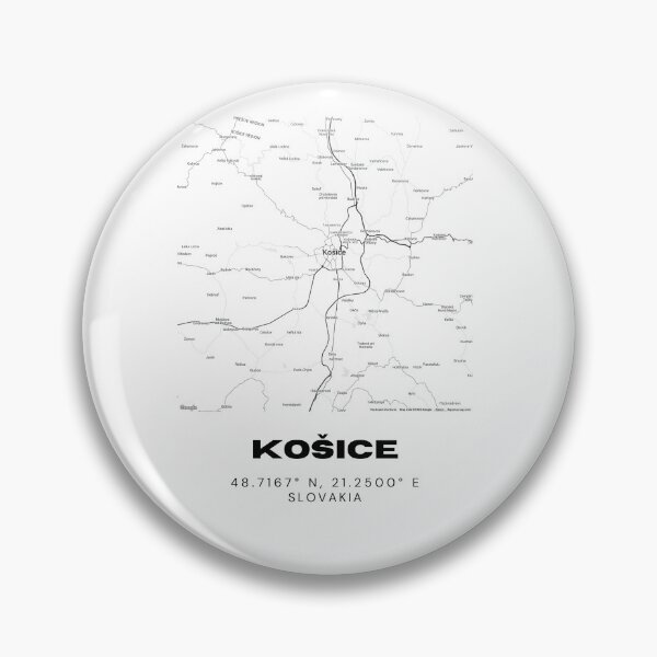 Item preview, Košice City Map – Minimalist Street Map Art of Košice, Slovakia designed and sold by RM-Journey.