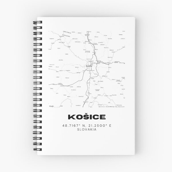 Item preview, Košice City Map – Minimalist Street Map Art of Košice, Slovakia designed and sold by RM-Journey.