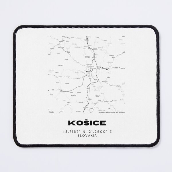 Item preview, Košice City Map – Minimalist Street Map Art of Košice, Slovakia designed and sold by RM-Journey.