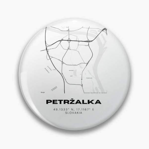 Item preview, Petržalka District Map – Minimalist Map Art of Petržalka, Bratislava designed and sold by RM-Journey.