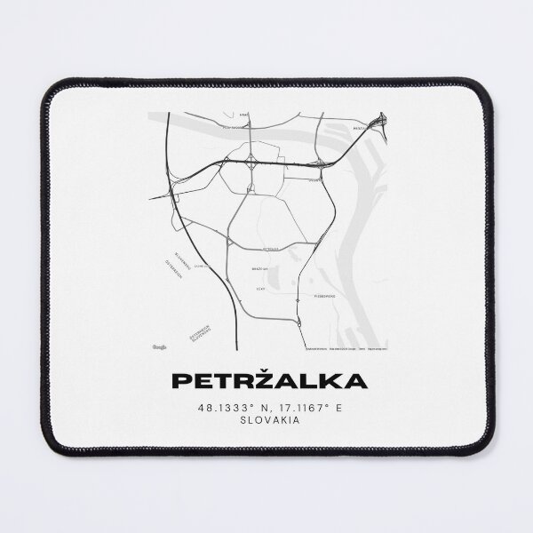 Item preview, Petržalka District Map – Minimalist Map Art of Petržalka, Bratislava designed and sold by RM-Journey.
