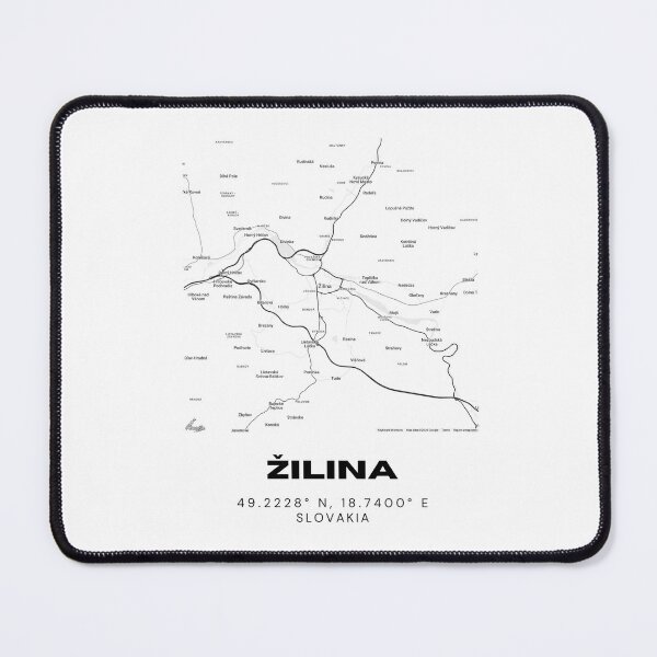Item preview, Žilina City Map Print – Minimal Street Map of Žilina, Slovakia designed and sold by RM-Journey.