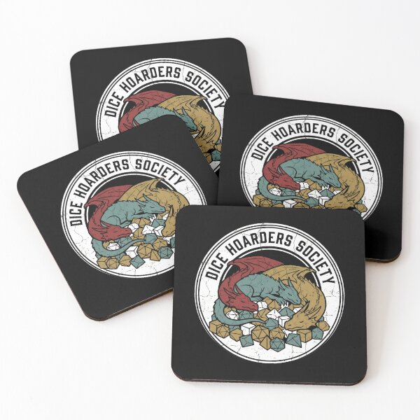 Item preview, Dice Hoarders Society Three Dragons Sleeping Circle Art designed and sold by Fenay Designs.
