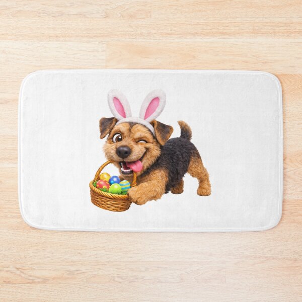Item preview, Easter Border Terrier designed and sold by Sillytoe.