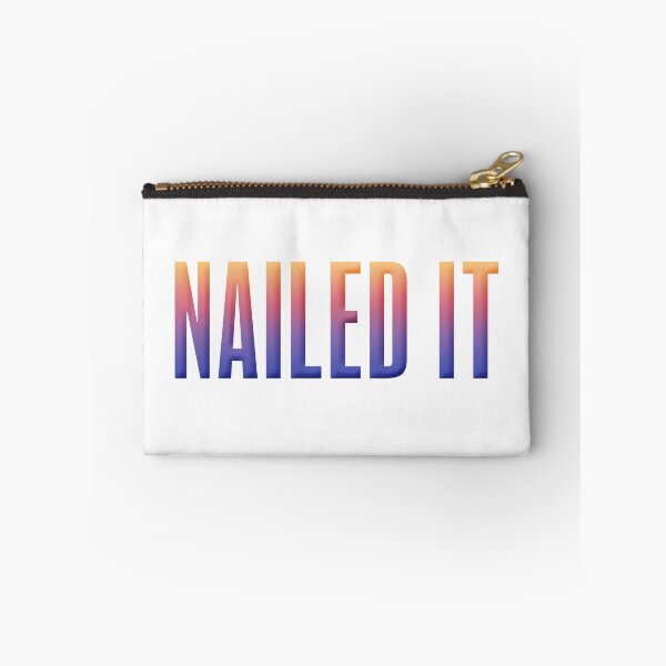 Item preview, Nailed It, Sunset Gradient Condensed Typography designed and sold by Memes N Lore .