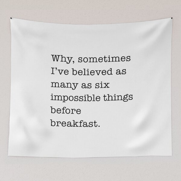 Item preview, Wonderland Quote designed and sold by corbrand.