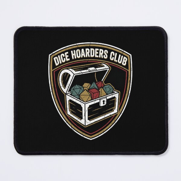 Item preview, Dice Hoarders Club Open Chest Treasure Graphic designed and sold by Fenay Designs.