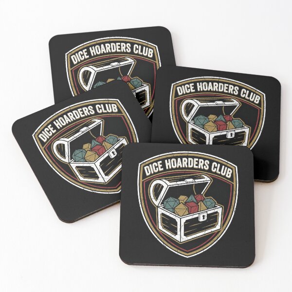 Item preview, Dice Hoarders Club Open Chest Treasure Graphic designed and sold by Fenay Designs.