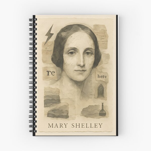 Item preview, Mary Shelley Gothic Abstract Collage – Lightning, Stitched Linen, Vellum Texture designed and sold by Cosmopolis.