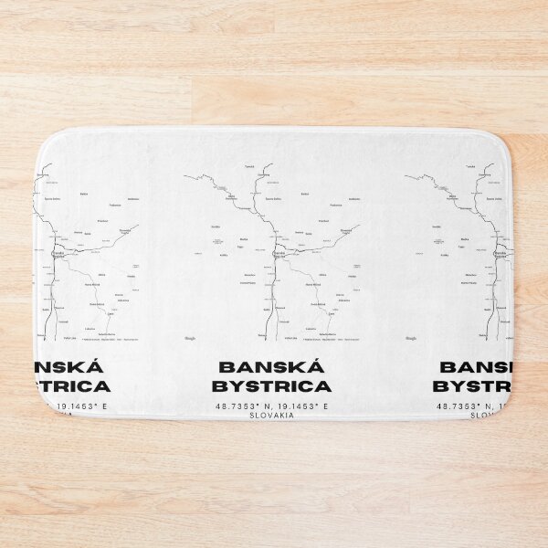 Item preview, Banská Bystrica Map – Minimalist City Map Art of Banská Bystrica designed and sold by RM-Journey.