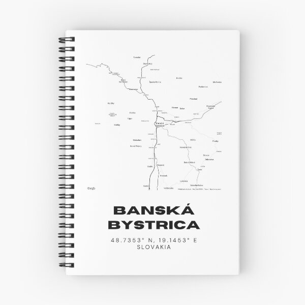 Item preview, Banská Bystrica Map – Minimalist City Map Art of Banská Bystrica designed and sold by RM-Journey.