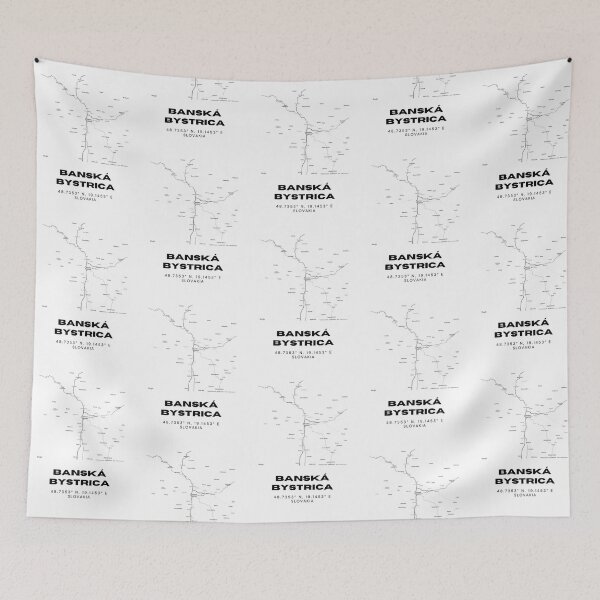 Item preview, Banská Bystrica Map – Minimalist City Map Art of Banská Bystrica designed and sold by RM-Journey.