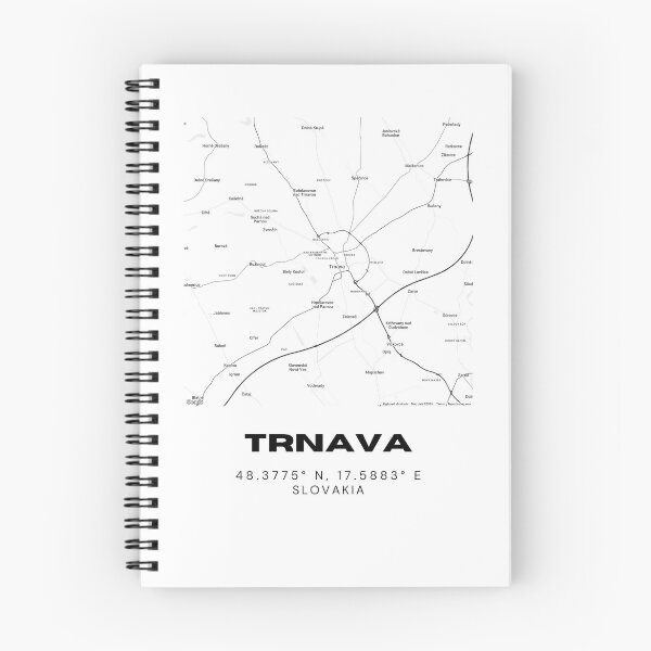 Item preview, Trnava City Map – Minimal Street Map Art of Trnava, Slovakia designed and sold by RM-Journey.
