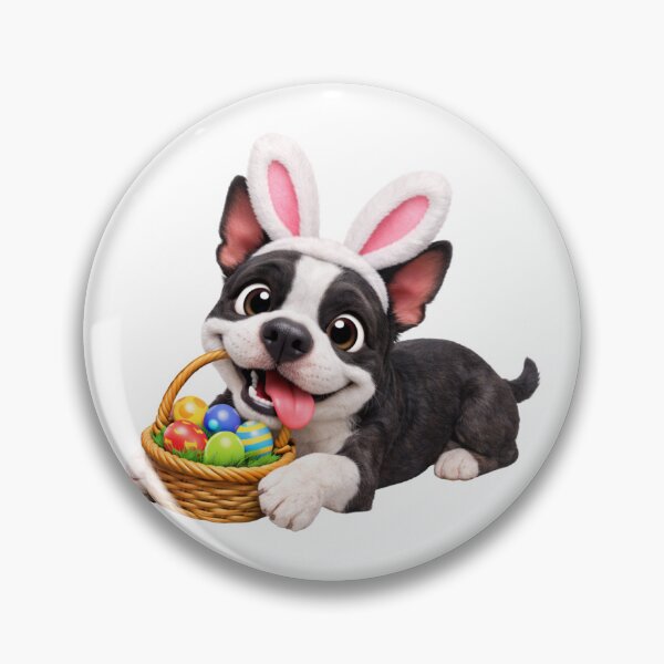 Item preview, Easter Boston Terrier designed and sold by Sillytoe.