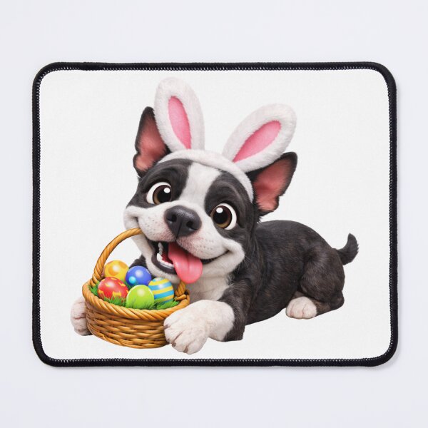 Item preview, Easter Boston Terrier designed and sold by Sillytoe.