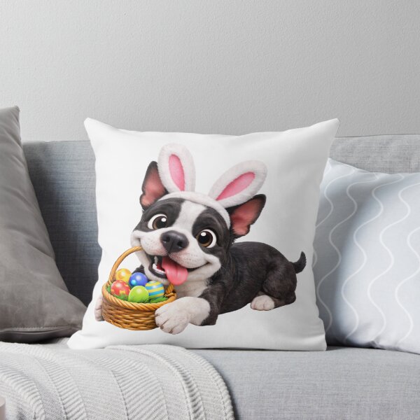Item preview, Easter Boston Terrier designed and sold by Sillytoe.