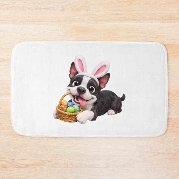 Item preview, Easter Boston Terrier designed and sold by Sillytoe.
