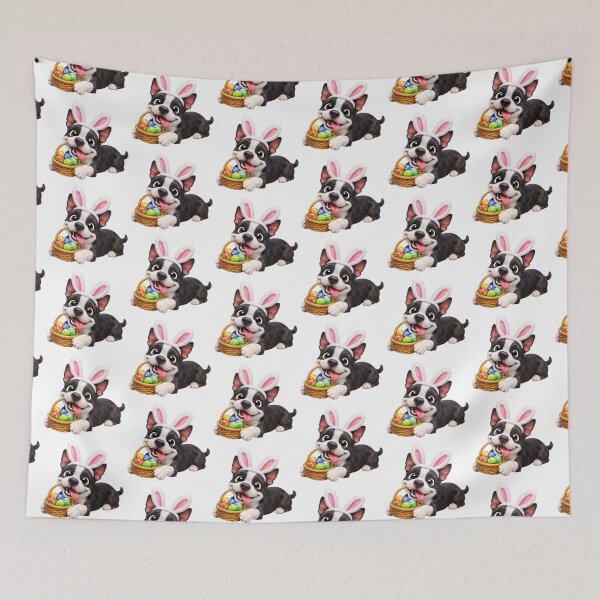 Item preview, Easter Boston Terrier designed and sold by Sillytoe.