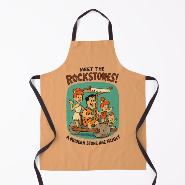 Item preview, Meet The Rockstones Retro Cartoon Family | Funny Vintage Stone Age Parody Art for Nostalgia Lovers designed and sold by Eclipse 3699.