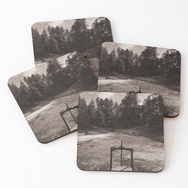 Item preview, Frozen Pond & Rusty Metal BW – Pueblo Mountain Park Winter designed and sold by Jon Moffat Photography.