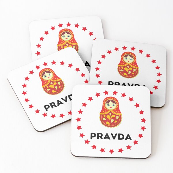 Item preview, Matryoshka Pravda.  Russian Gift.  Gift with a Russian Phrase.   designed and sold by ShrimpAndGrits.