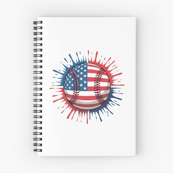 Item preview, Salpicadura de bandera estadounidense de béisbol designed and sold by Comforts of Home, LLC.