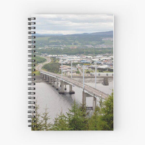 Item preview, Kessock Bridge Inverness Scottish Highlands Landscape Photography Print designed and sold by ArcanePrintsxo.