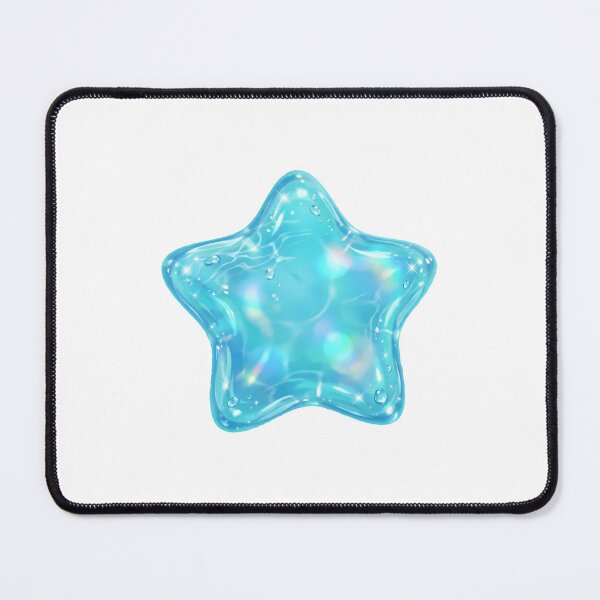 Item preview, Blue Water Texture Jelly Star Icon designed and sold by NostalgiaOS.