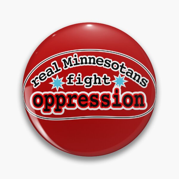Item preview, Real Minnesotans fight oppression, red background designed and sold by mntimg.