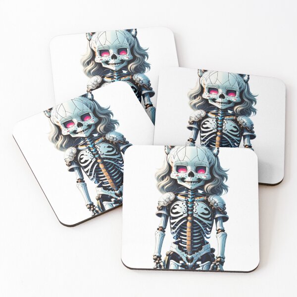 Item preview, Cute Skeleton Cat Girl – Anime Chibi Style designed and sold by eragon541289.